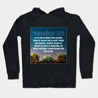 Colossians 1:16 Hoodie